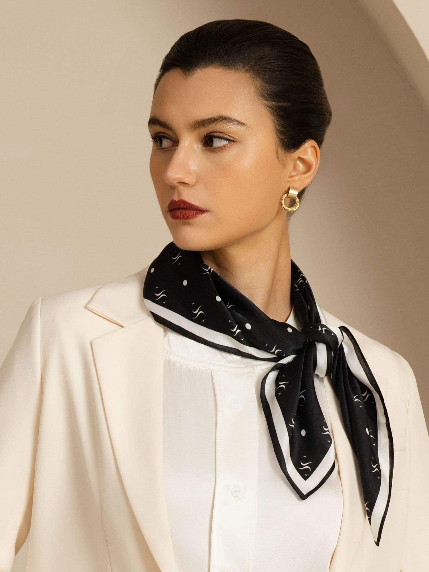 [P105] SilkSilky-SE Pure Silk Scarf 004