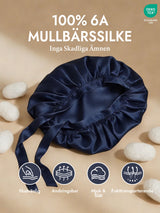 [Mörkblå] SilkSilky-SE Nattmössa 002