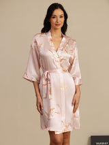 [Rosa] SilkSilky-SE 3/4 Sleeve Dam Morgonrock 005