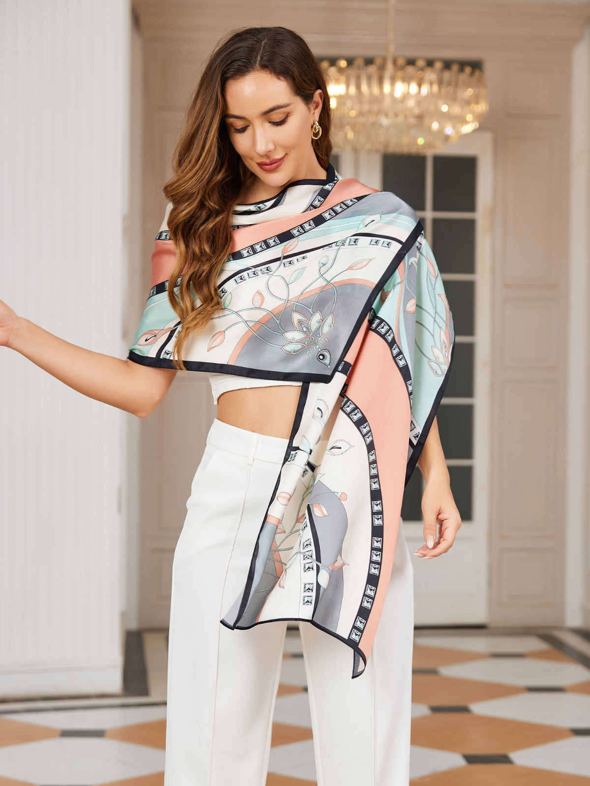 [P030] SilkSilky-SE Rent Silke Scarf 001,