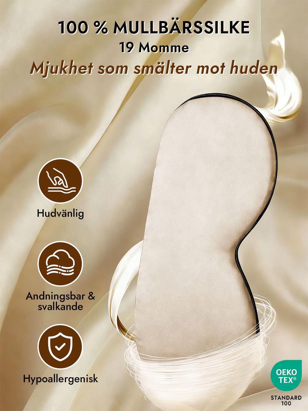 [Beige] SilkSilky-SE Ögonmask 003