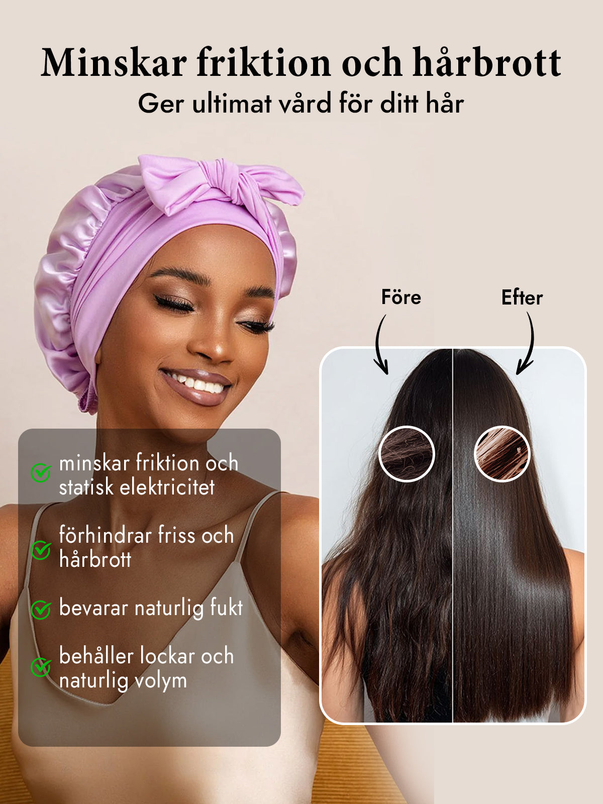 [Lavendel] SilkSilky-SE Rent Silke Sleep Cap 003