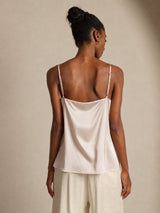 [Beige] SilkSilky-SE Spaghetti Strap Cami Toppar 002