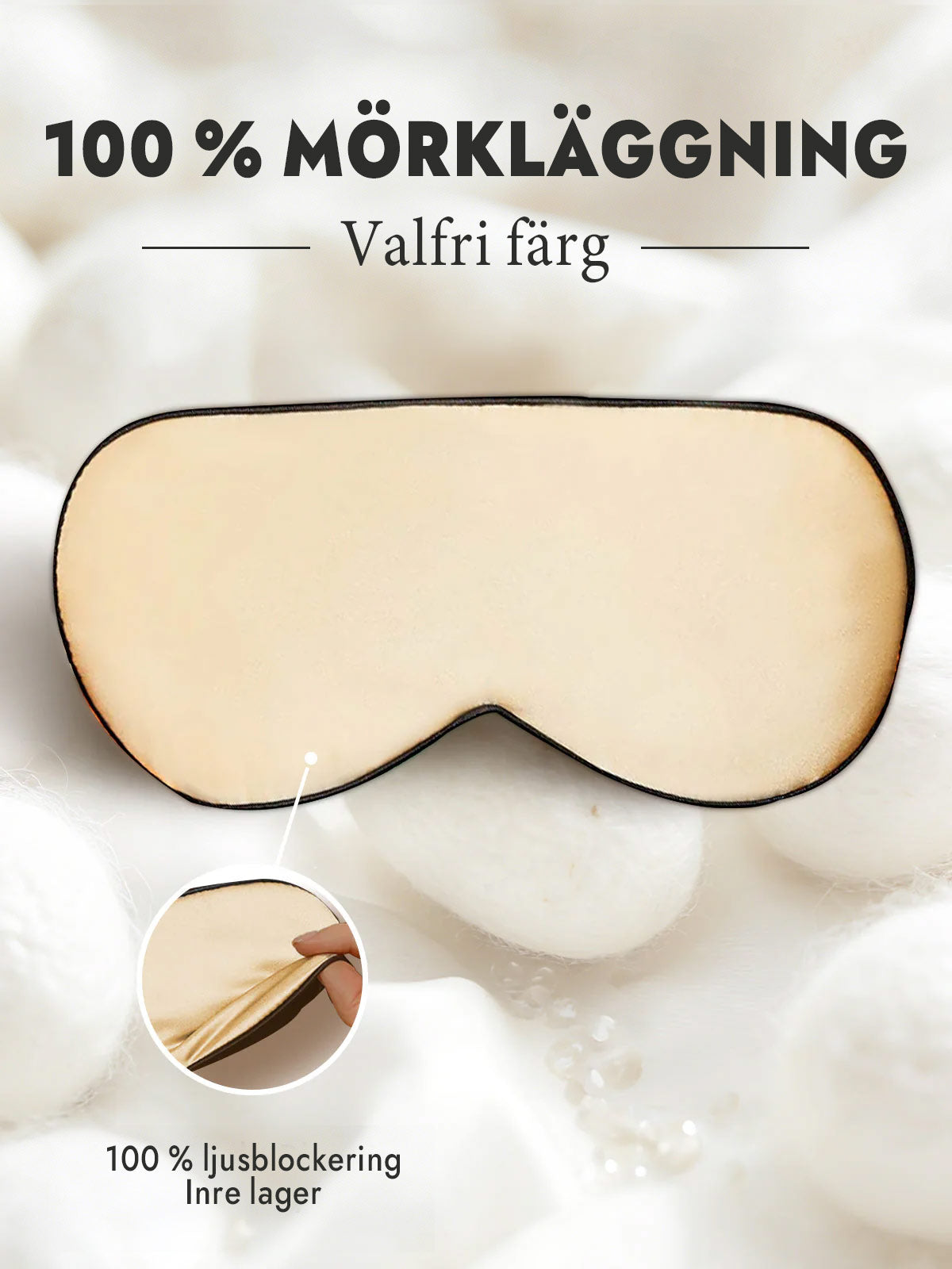 [Champagne] SilkSilky-SE Ögonmask 001