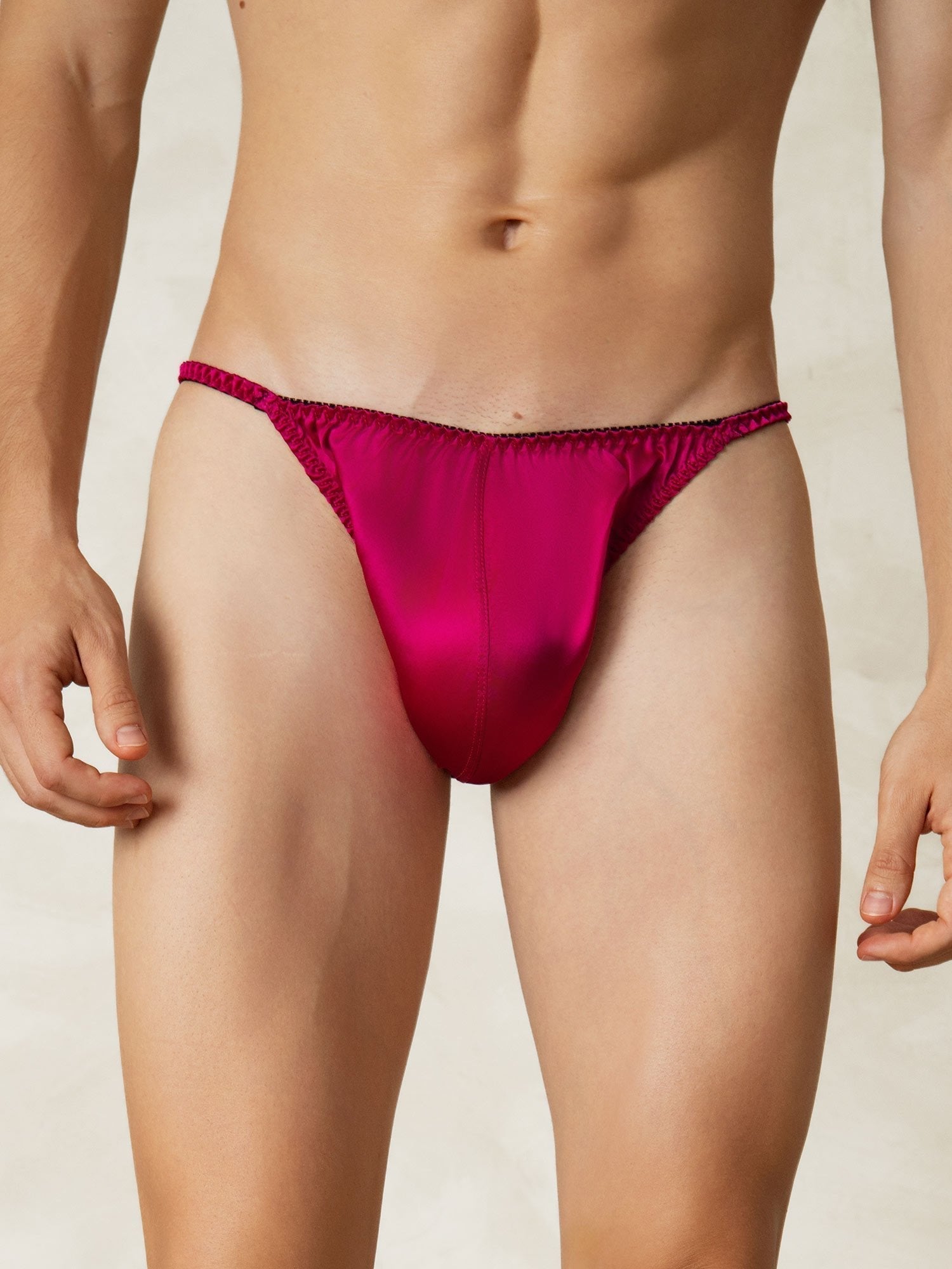 [Fuchsia] SilkSilky-SE Rent Silke Mens Underwear 004