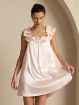 [Rosa] SilkSilky-SE Sleeveless Square Neck Nattlinne 005