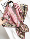 SilkSilky SE Rent Silke Scarf Rosa 003