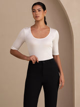 [Vit] SilkSilky-SE Half Sleeve Dam T-Shirt 003