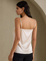[Beige] SilkSilky-SE Spaghetti Strap Cami Toppar 002