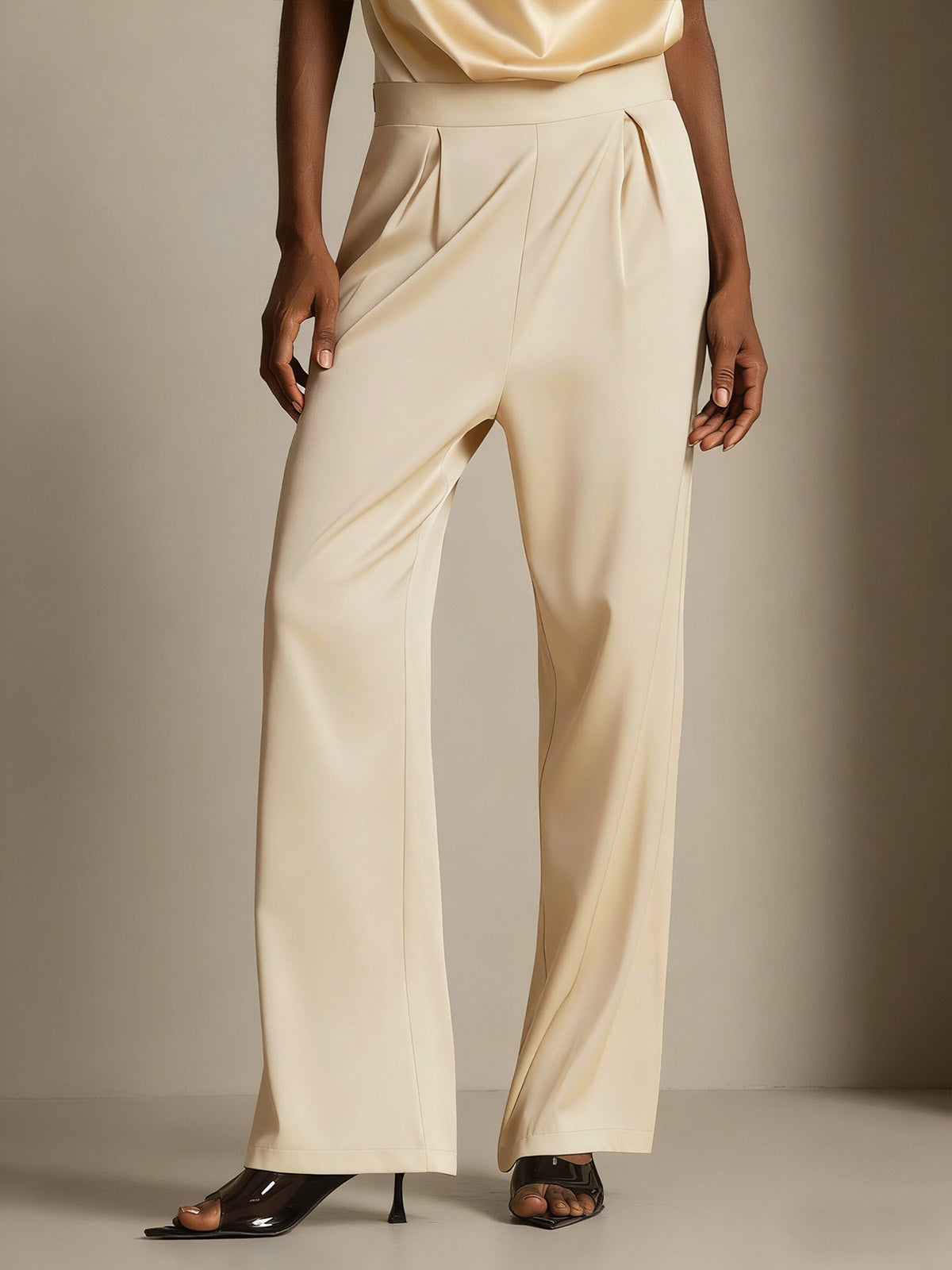 [Champagne] SilkSilky-SE 19Momme Dambyxor 006