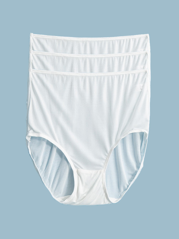 SilkSilky-SE Silke Stickad Panty Vit 003