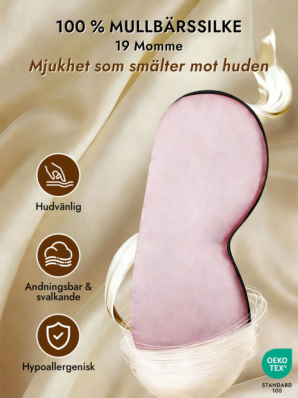 [Ljusrosa] SilkSilky-SE Ögonmask 003