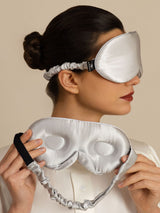 [Ljusgrå] SilkSilky-SE Ögonmask 001