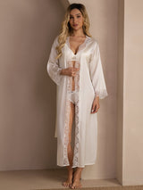 [Vit] SilkSilky-SE 3/4 Sleeve Womens Robe 007