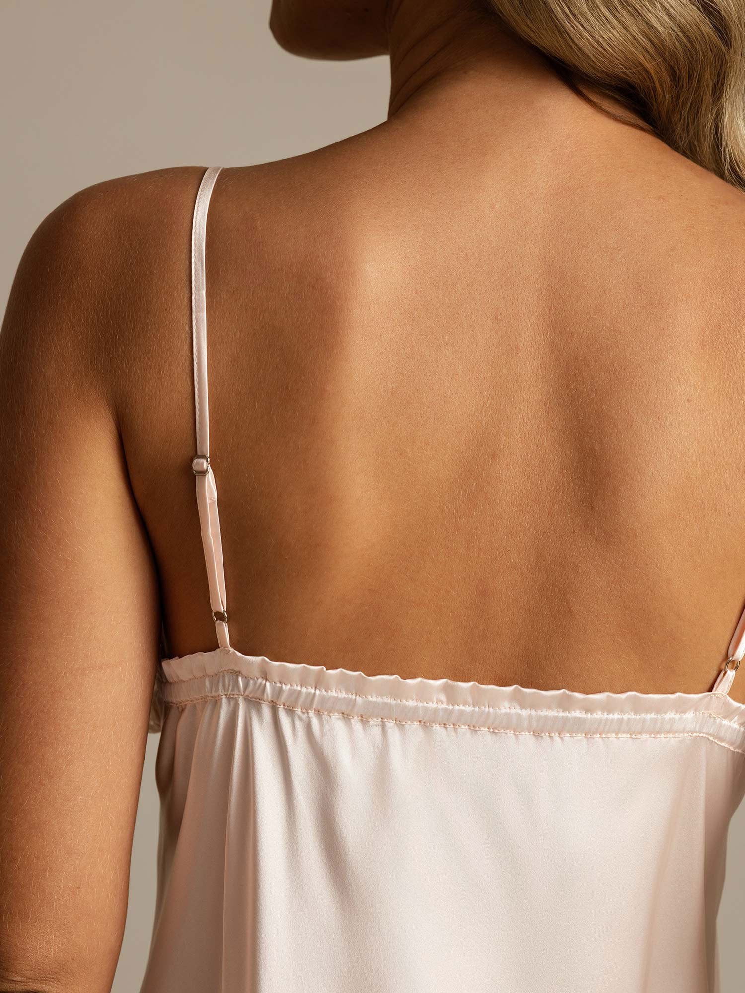 [Ljusrosa] SilkSilky-SE Rent Silke Nightgown 005