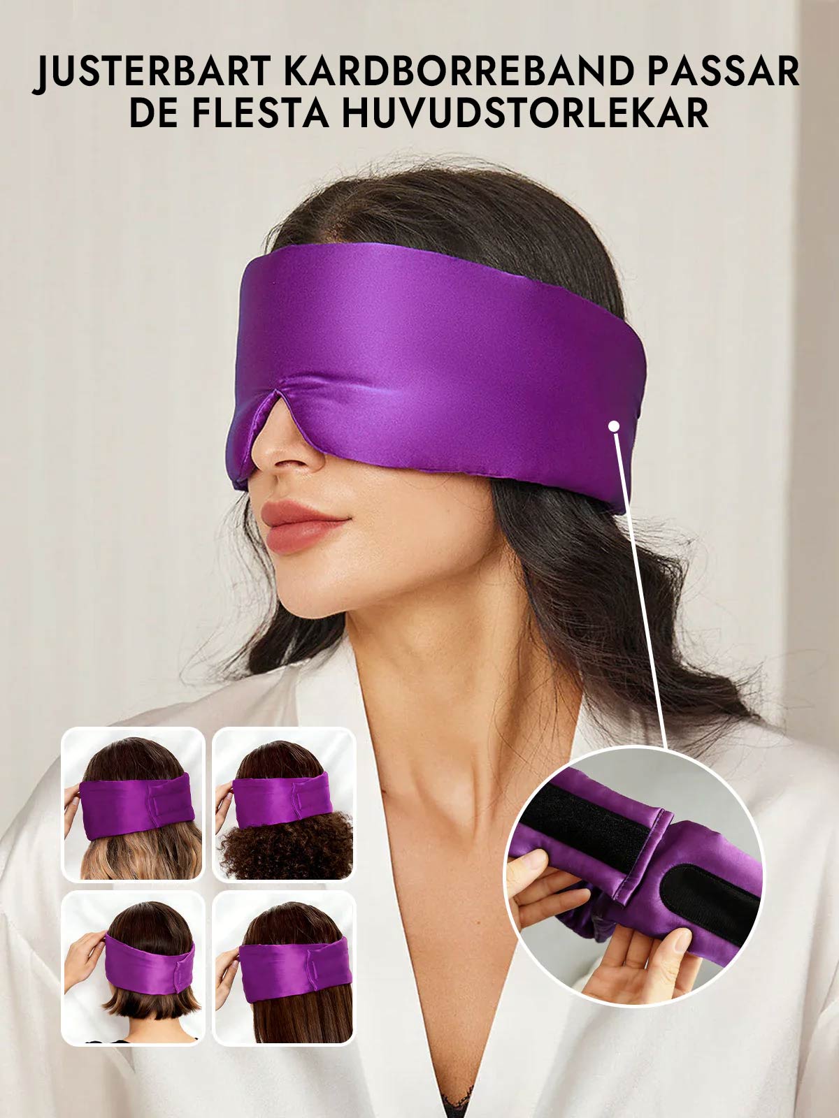 [Lila] SilkSilky-SE 19Momme Pure Silk Eye Mask 004