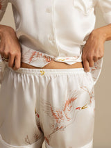 [Vit] SilkSilky-SE Short Sleeve Lapel Collar Dam Pyjama 005