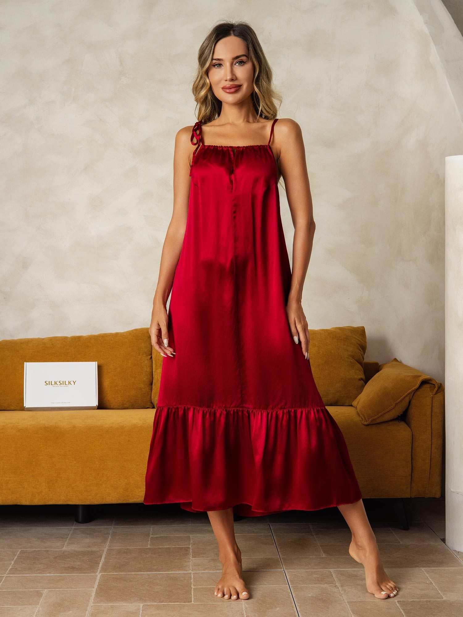[Vin] SilkSilky-SE Rent Silke Nightgown 001