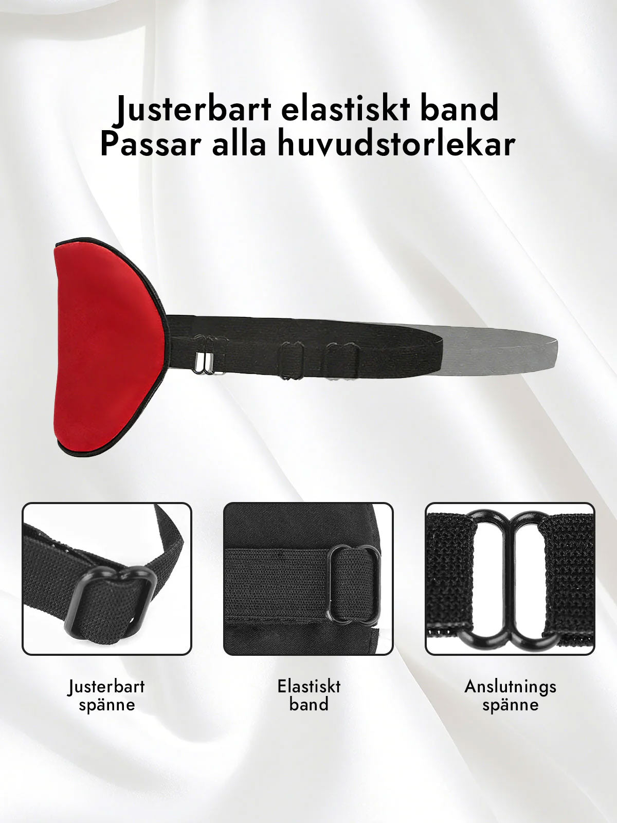 [Röd] SilkSilky-SE Ögonmask 004