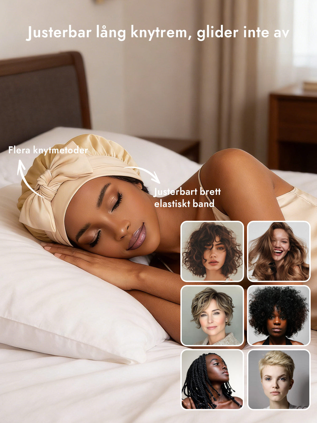 [Champagne] SilkSilky-SE Rent Silke Sleep Cap 004