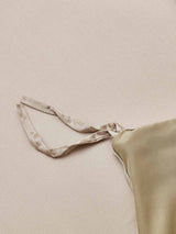 [Beige+Kaki] SilkSilky-SE 22Momme Rent Silke Bedding Set 007,