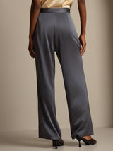 [Mörkgrå] SilkSilky-SE 19Momme Dambyxor 002