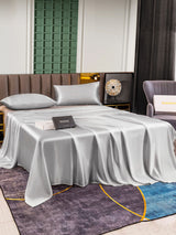 [Silver] SilkSilky-SE 25Momme Rent Silke Bedding Set 001