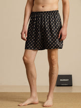 [Svart Kedja] SilkSilky-SE Men's Sleep Shorts 001