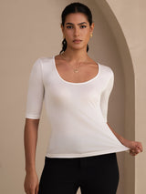 [Vit] SilkSilky-SE Half Sleeve Dam T-Shirt 005