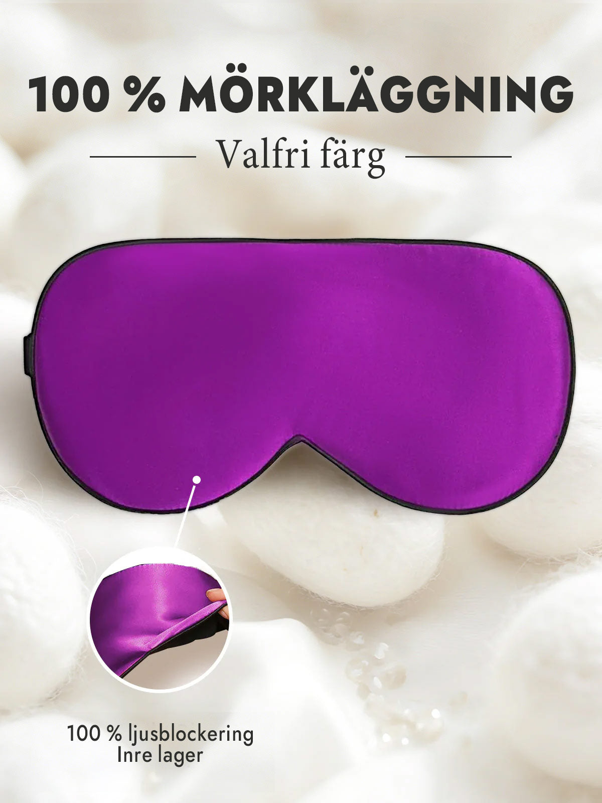 [Lila] SilkSilky-SE Ögonmask 001