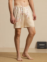 [Champagne] SilkSilky-SE 19Momme Mens Sleep Bottoms 003