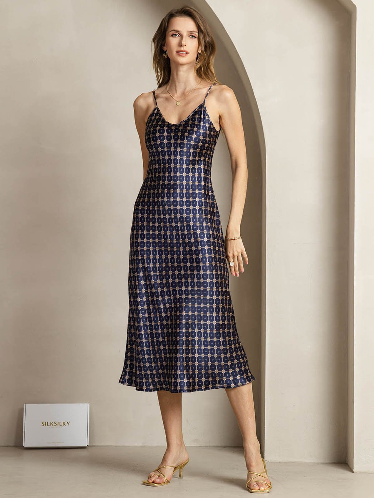 [MarinKedja] SilkSilky-SE 19Momme Silke Dress 004