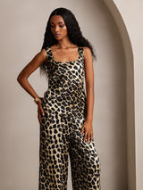 [Leopard] SilkSilky-SE Rent Silke Camisole Set 003,