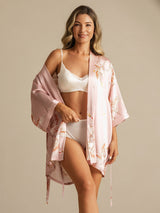 [Rosa] SilkSilky-SE 3/4 Sleeve Dam Morgonrock 005