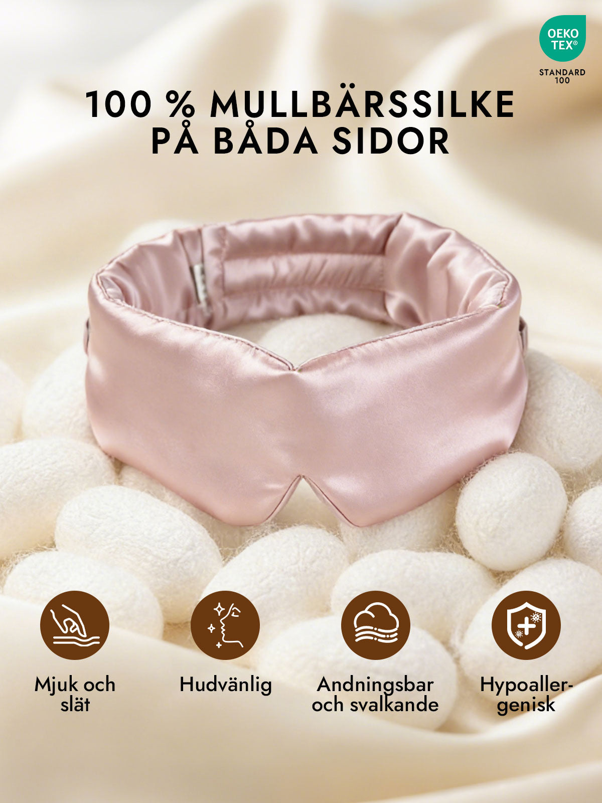 [Ljusrosa] SilkSilky-SE 19Momme Pure Silk Eye Mask 002