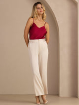 [Beige] SilkSilky-SE Womens Pants 007