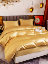 [Champagne] SilkSilky-SE 19Momme Rent Silke Bedding Set 002