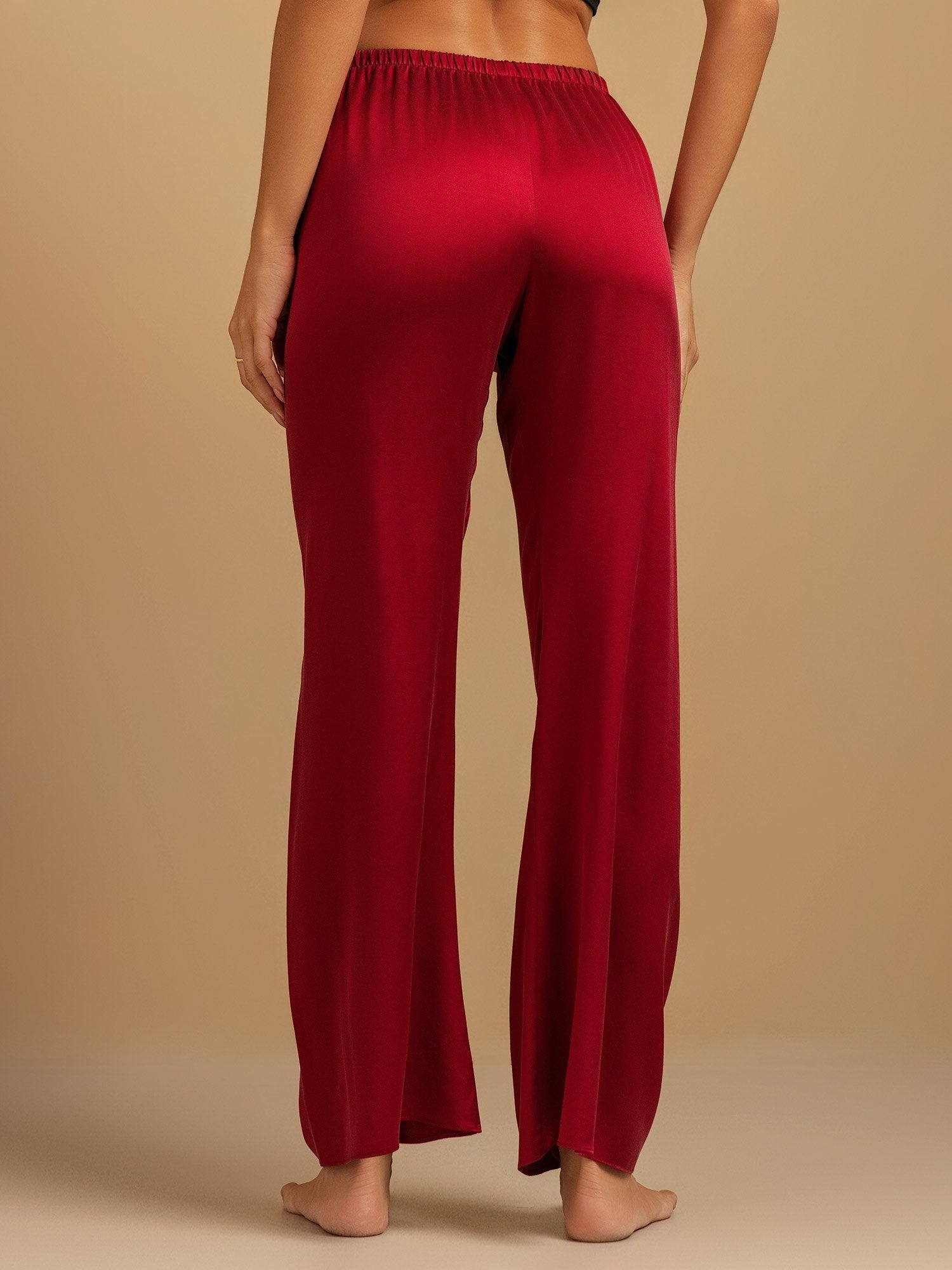 [Vin] SilkSilky-SE 19Momme Silke Womens Sleep Bottoms 002,