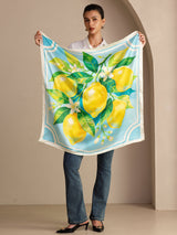 [Blå Citron] SilkSilky-SE Scarf 006