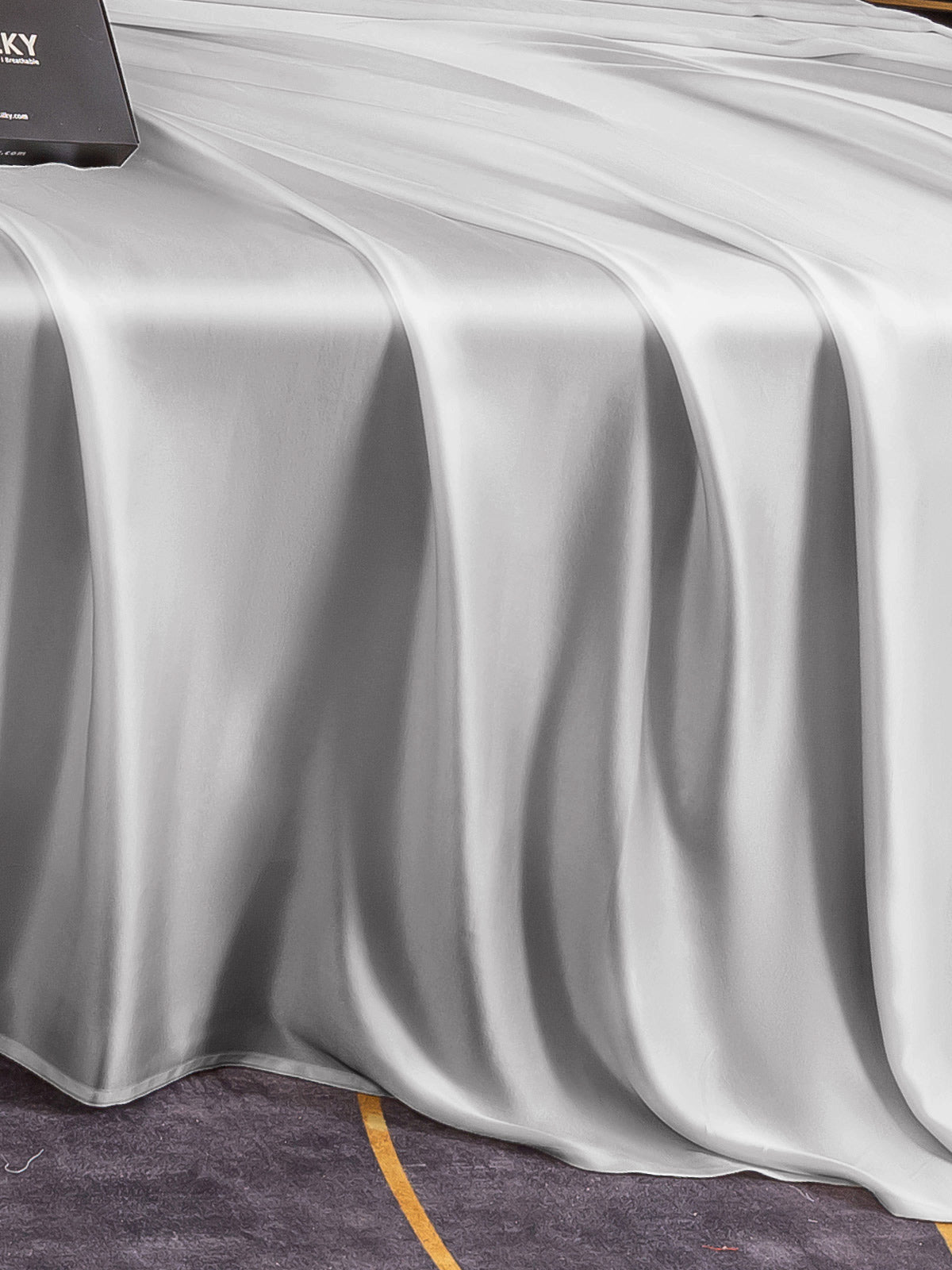 [Silver] SilkSilky-SE 22Momme Rent Silke Sheet 003