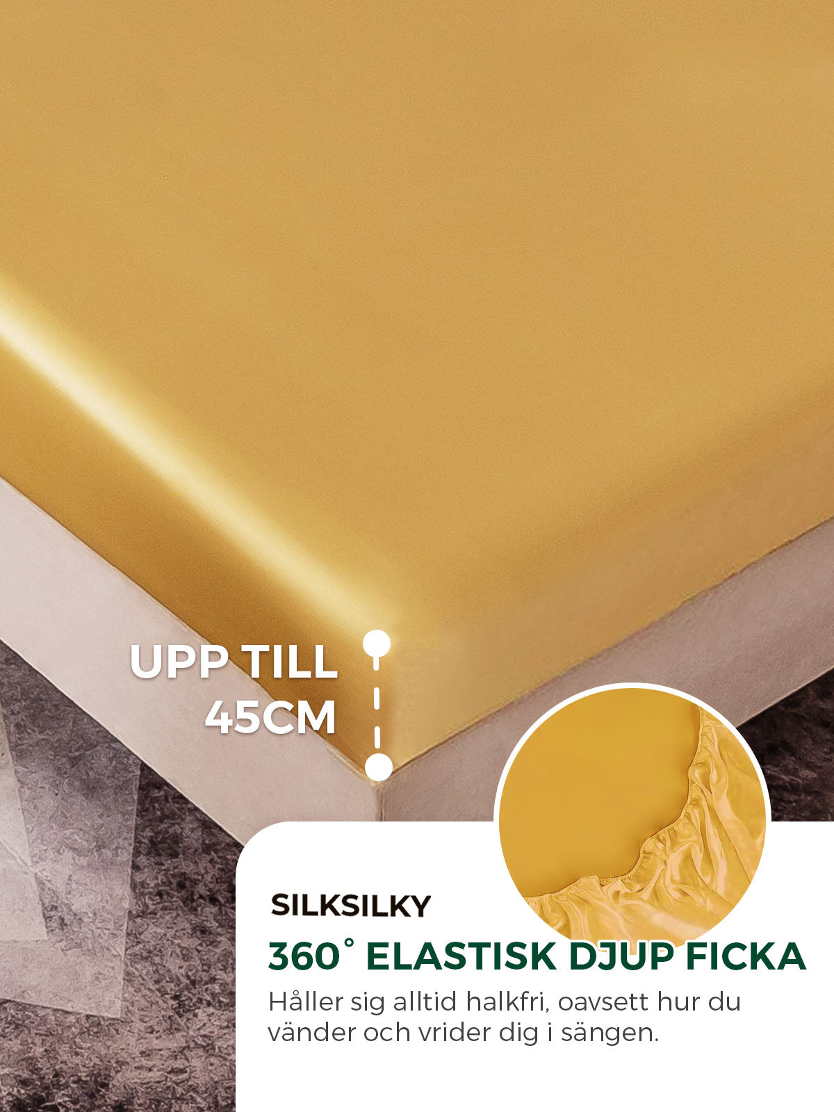 [Champagne] SilkSilky-SE 22Momme Rent Silke Bedding Set 004