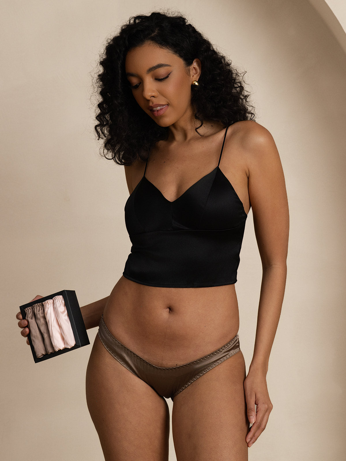[Rosa+Kaki] SilkSilky-SE Silke Stickad Panty 006