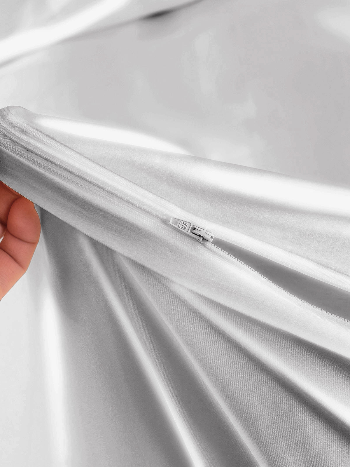 [Silver] SilkSilky-SE 25Momme Rent Silke Bedding Set 005