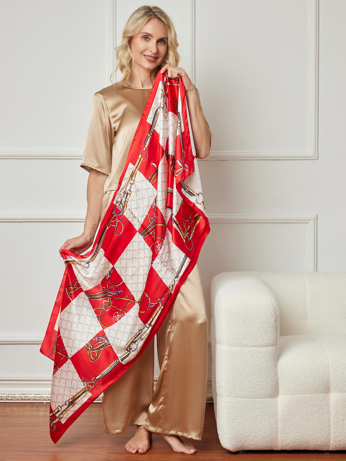 [P022] SilkSilky-SE Rent Silke Scarf 005,