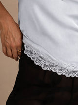 [Gråblå] SilkSilky-SE Spaghetti Strap V Neck Cami Toppar 005