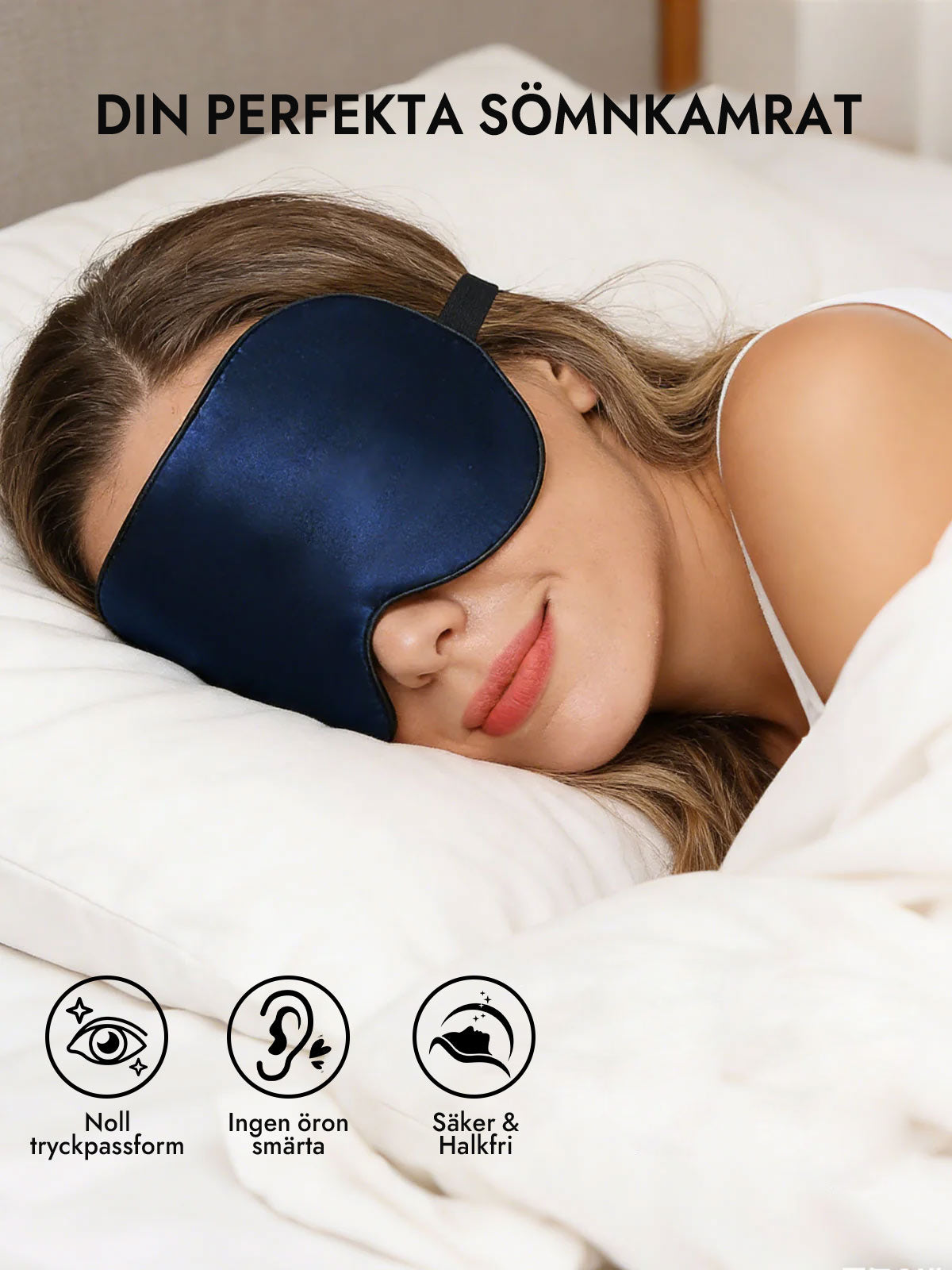 [Mörkblå] SilkSilky-SE Ögonmask 005