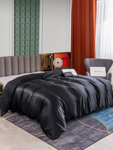 [Svart] SilkSilky-SE 25Momme Duvet Covers 001