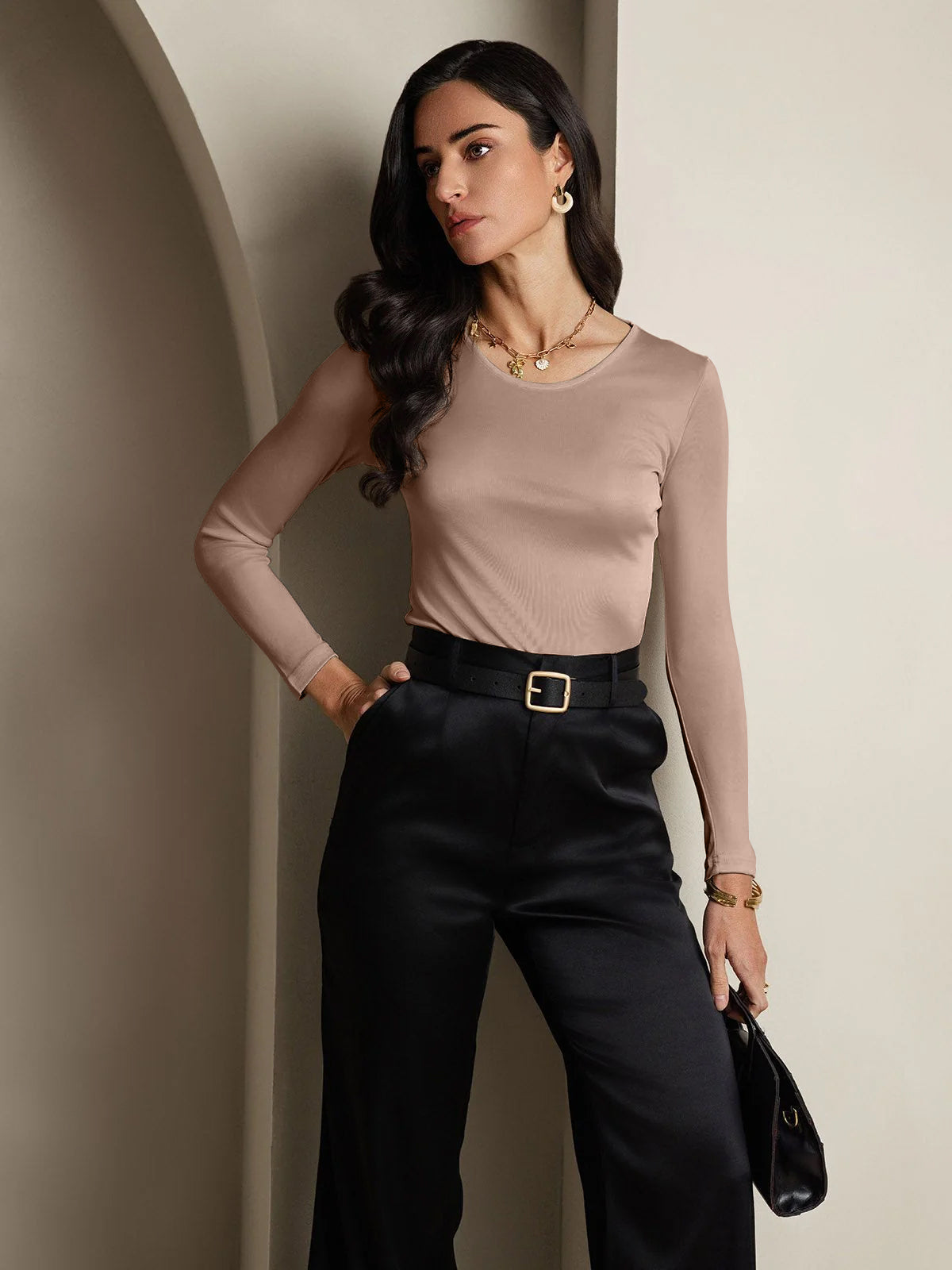 [Kaffe] SilkSilky-SE Silke Womens T-Shirt 004