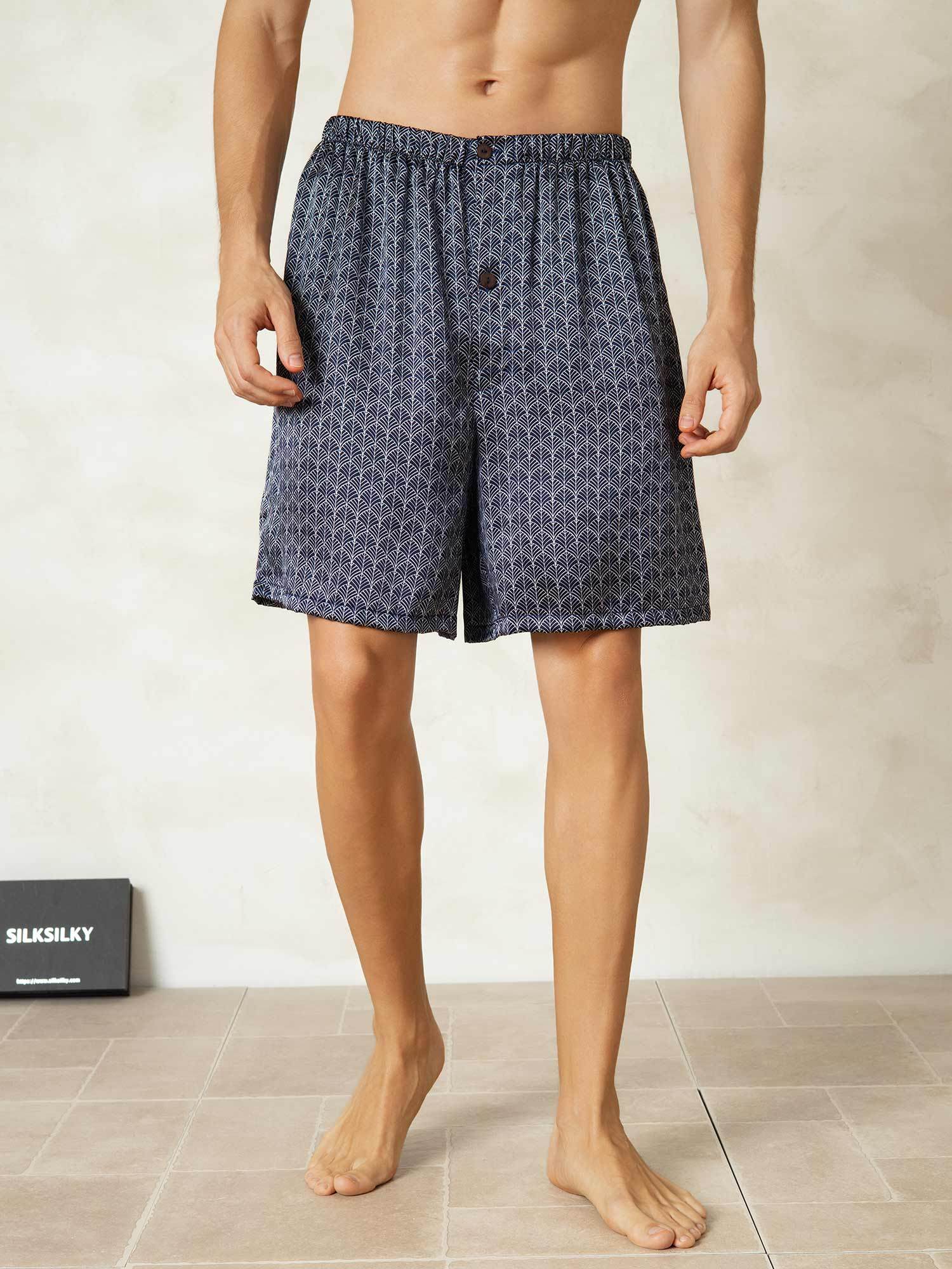 [MarinGinkgo] SilkSilky-SE Rent Silke Mens Sleep Bottoms 001