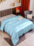 SilkSilky SE 19Momme Rent Silke Duvet Cover Ljusblå 001